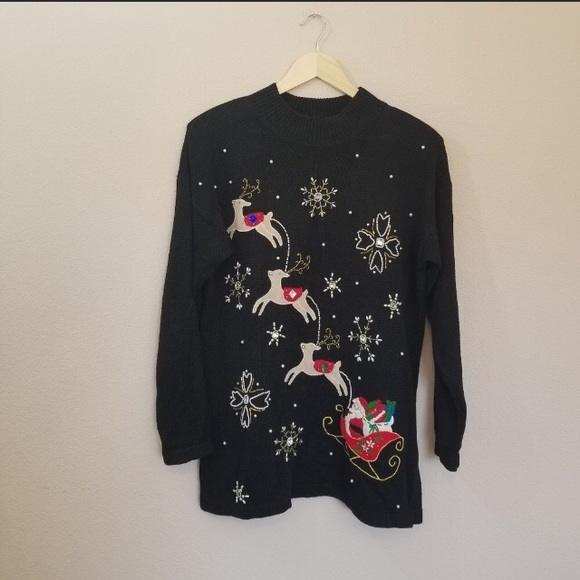 🎄OFFERS ACCEPTED Victoria Jones Christmas Sweater SAME DAY SHIPPING! - Picture 2 of 7